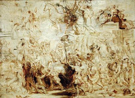 Triumphant Entry of Henri IV (1553-1610) into Paris à Peter Paul Rubens