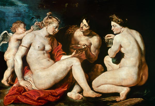 Venus, Cupid, Bacchus and Ceres à Peter Paul Rubens