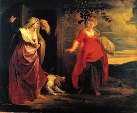l'expulsion des Hagar de la Maison d'Abraham. à Peter Paul Rubens