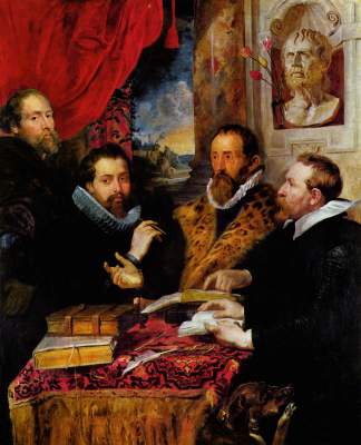 Les quatre philosophes à Peter Paul Rubens