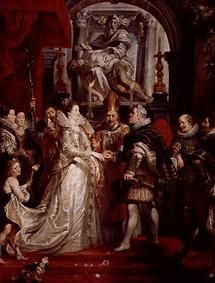 Les mariage provisoires Marie DE  Médicis avec Henri IV. à Peter Paul Rubens