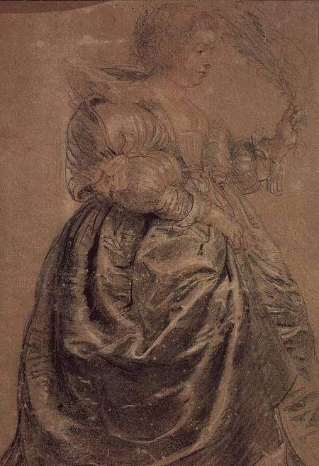 Woman with a Fan à Peter Paul Rubens