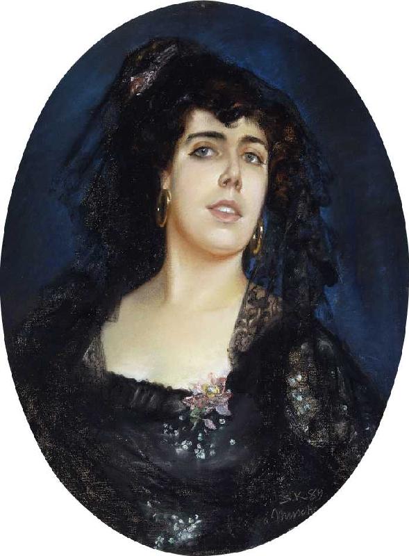 Portrait von Anne Pelterson-Norrie à Peter Severin Kroyer