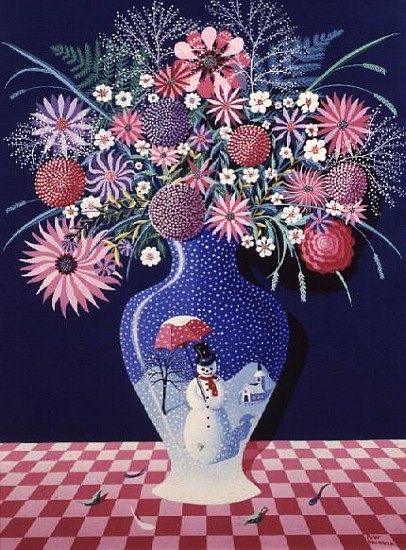 The Snowman Vase I à Peter  Szumowski