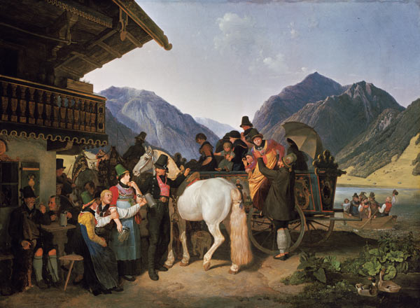 la fête Leonhardi à Schliersè à Peter von Hess