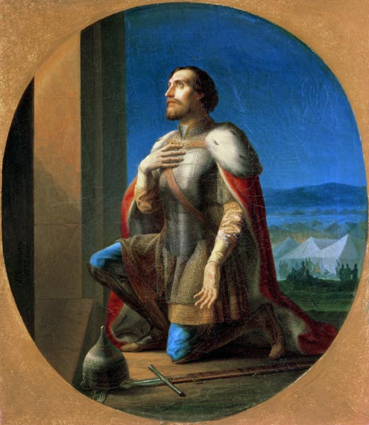 Alexander Nevsky (1220/1-65) Prince of Novgorod, Grand Duke of Vladimir à Petr Mikhailovich Shamshin