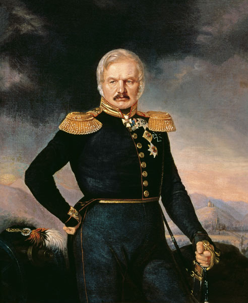 Portrait of General Alexei Ermolov (1816-27) à Petr Zakharovich Zakharov-Chechenets