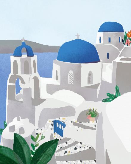 Santorini island