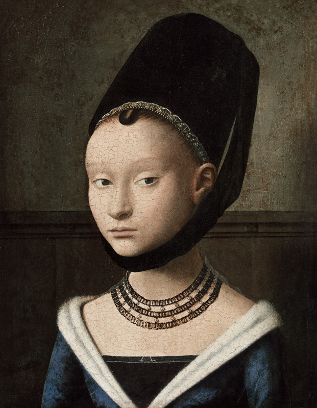 portrait d'une jeune femme. à Petrus Christus