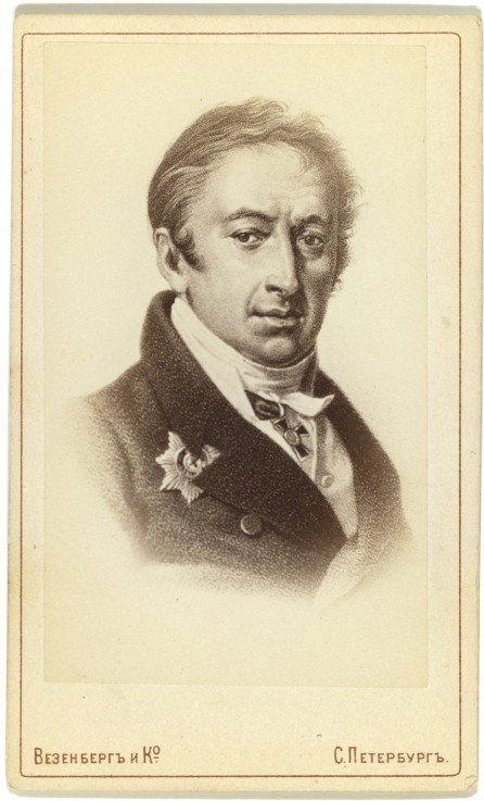 Portrait of the author and Historian Nikolay M. Karamzin (1766-1826) à P.F. Borel