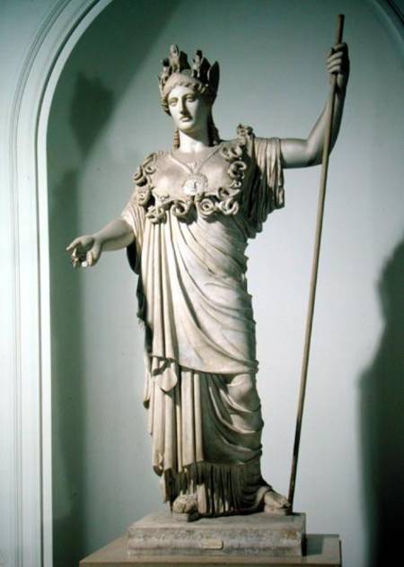 Roman replica of the Athena Farnese à Phidias