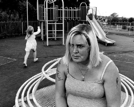 Mother &amp; daughter at the park