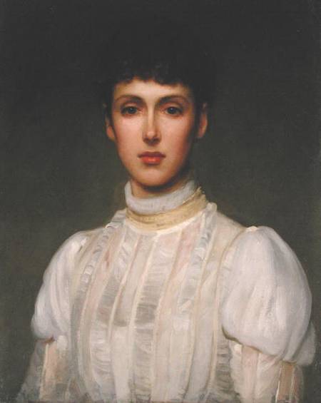 Portrait of a Woman à Philip Hermogenes Calderon