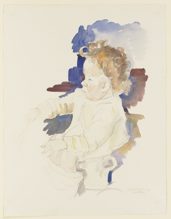 Portrait of a child à Philipp Franck