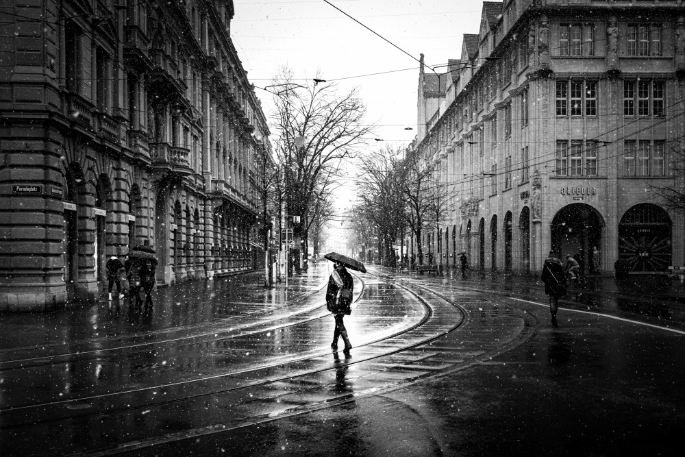 rainy day in zurich à Philipp Weinmann