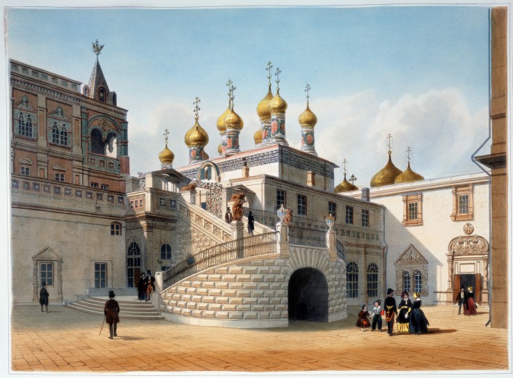 View of the Boyar Platform of the Terem Palace in the Moscow Kremlin à Philippe Benoist