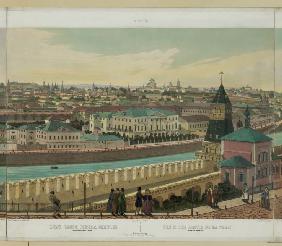 View of Zamoskvorechye from the Kremlin Wall (from a panoramic view of Moscow in 10 parts)