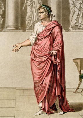 Titus, costume for 'Berenice' by Jean Racine, from Volume II of 'Research on the Costumes and Theatr à Philippe Chery