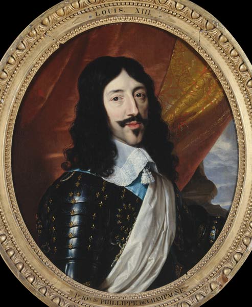 Louis XIII / Painting by Champaigne à Philippe de Champaigne