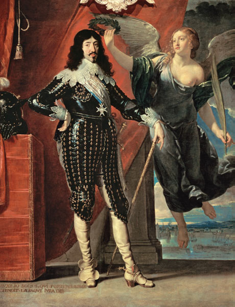 Louis XIII, couronné par Victoria à Philippe de Champaigne