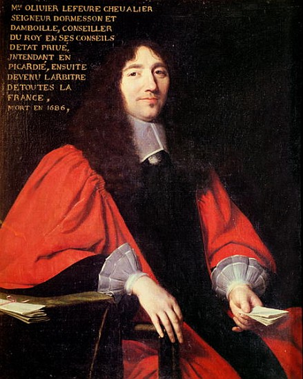 Portrait of Olivier Lefevre (d.1686) à Philippe de Champaigne