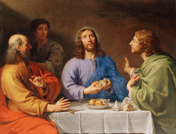The Supper at Emmaus à Philippe de Champaigne