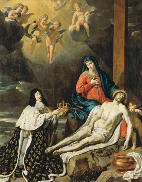 The Vow of Louis XIII (1601-43) King of France and Navarre à Philippe de Champaigne