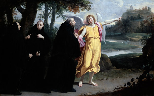 Scene from the Life of St. Benedict à Philippe de Champaigne