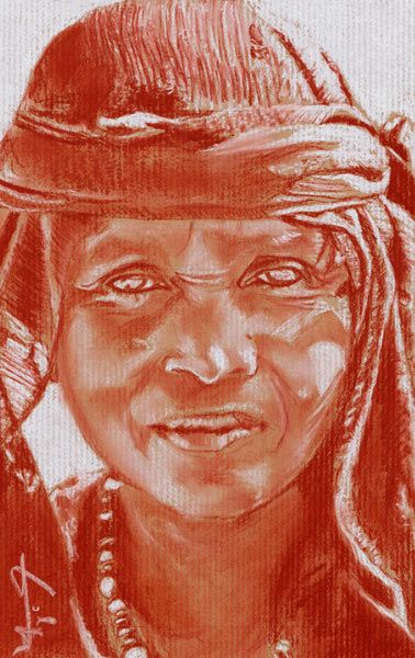 Portrait femme ethiopie 080708 à Philippe Flohic