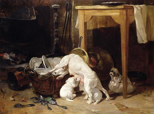 Chacun pour Soi, 1864 (oil on canvas) à Philippe Rousseau