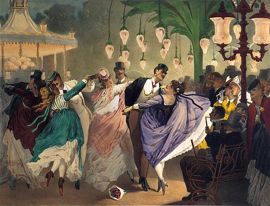 Waltz at the Bal Mabille à Philippe Jacques Linder