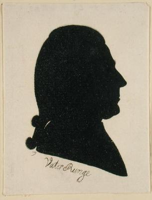 Daniel Nicolaus Runge (Father Runge), 1789 (Indian ink on paper) à Phillip Otto Runge