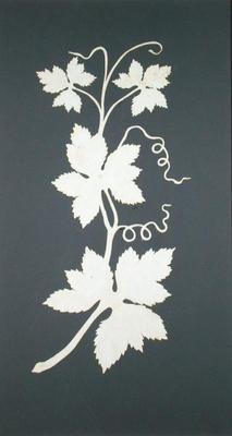 Hop plant (collage on paper) à Phillip Otto Runge