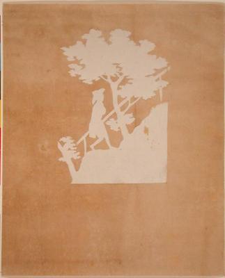 Woodland Scene (collage on paper) à Phillip Otto Runge