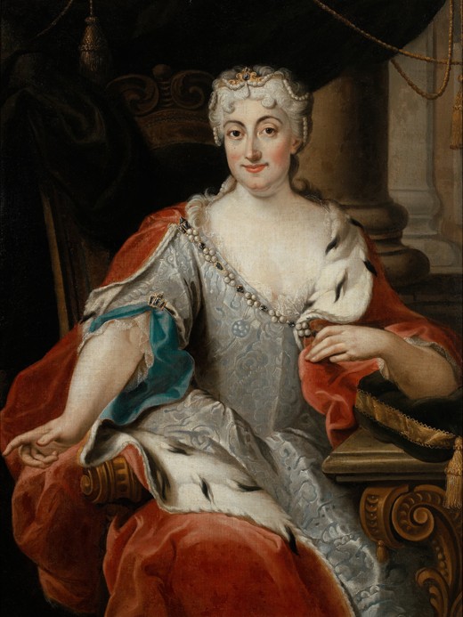 Portrait of Maria Clementina Sobieska (1702-1735) à Pier Leone Ghezzi