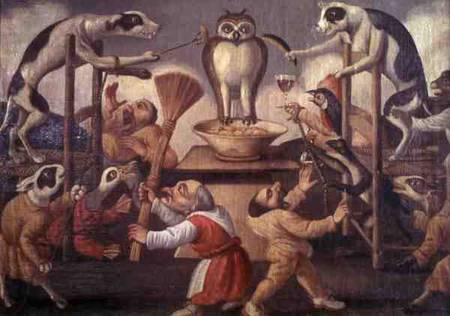 Temptation of the Owl à Pier Leone Ghezzi