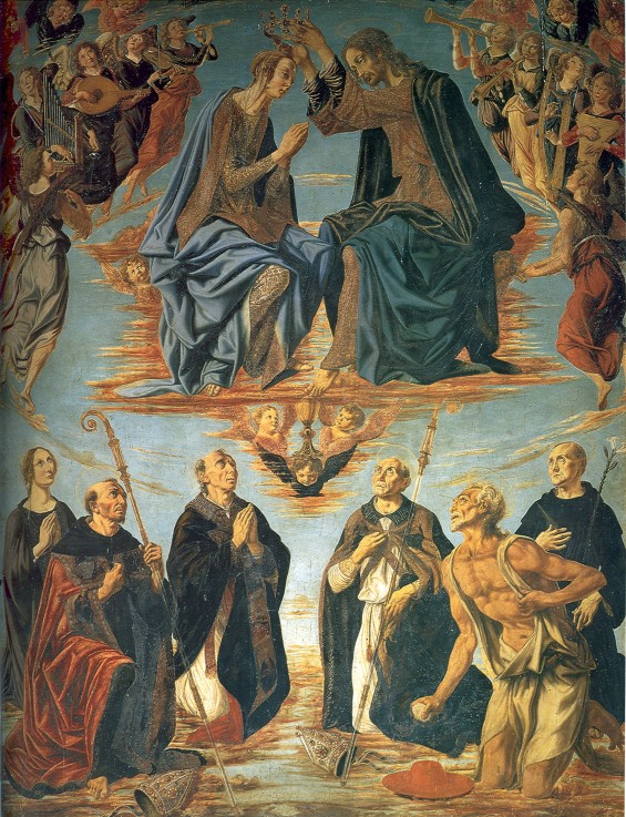 The Coronation of the Virgin à Piero del Pollaiuolo