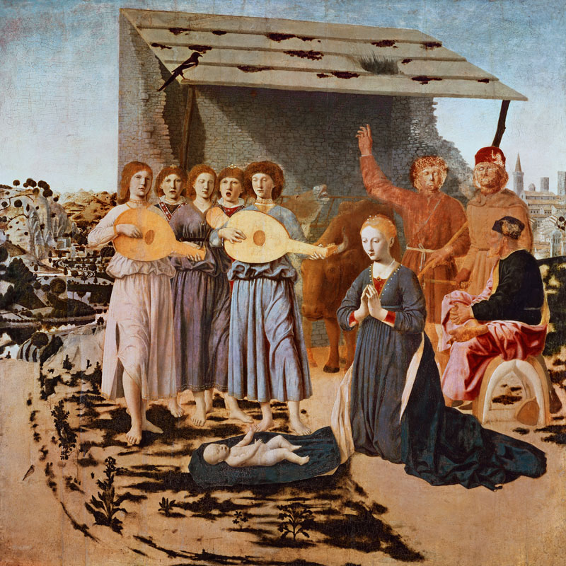Nativity, 1470-75 (see also 210061) à Piero della Francesca