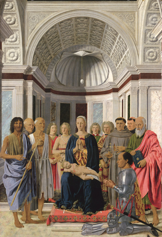 The Brera Altarpiece, 1472-74 (tempera on panel) à Piero della Francesca