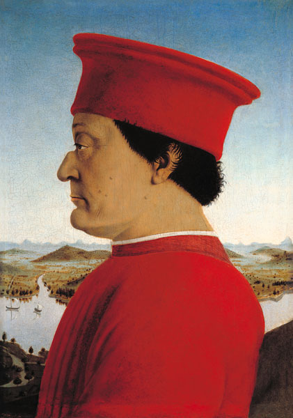Diptyque de Federico da Montefeltro, duc d'Urbino à Piero della Francesca