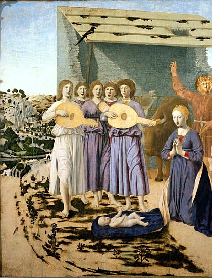 Nativity, 1470-75 (detail of 5240) à Piero della Francesca