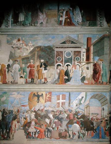 The Verification of the True Cross, The Victory of Heraclius and the Execution of Chosroes in 628 AD à Piero della Francesca