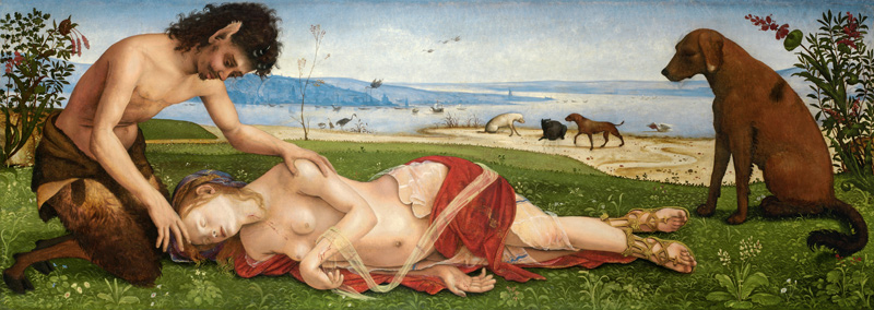 A Satyr Mourning over a Nymph, c.1495 à Piero di Cosimo