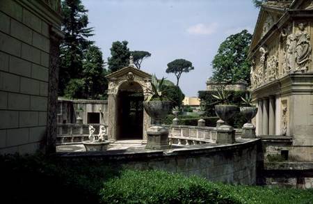 Courtyard of the Casina of Pius IV à Piero Ligorio