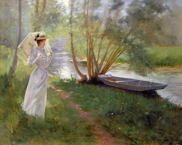 A walk the river à Pierre Andre Brouillet