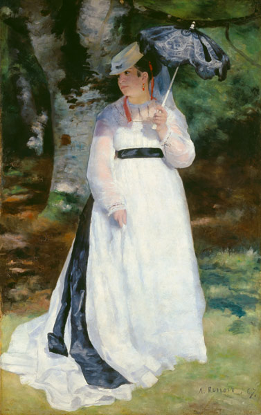 Lise mit dem Sonnenschirm (Lise - La femme à l'ombrelle) à Pierre-Auguste Renoir