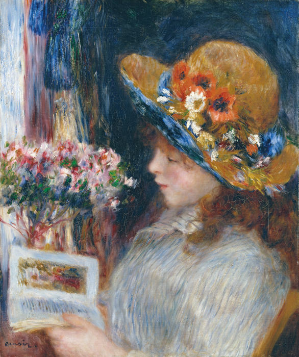 Reading Girl à Pierre-Auguste Renoir