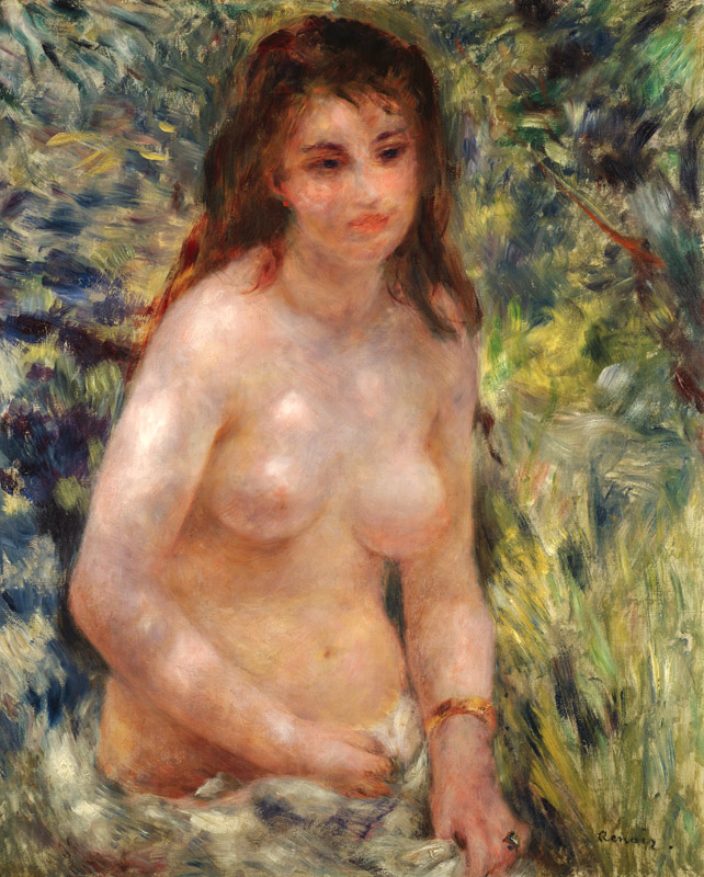 nu au soleil à Pierre-Auguste Renoir