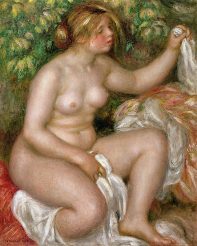 Renoir / Apres le bain / 1910 à Pierre-Auguste Renoir