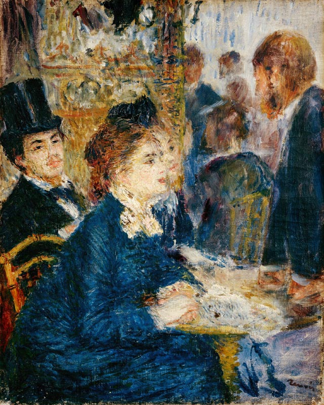At the Cafe à Pierre-Auguste Renoir